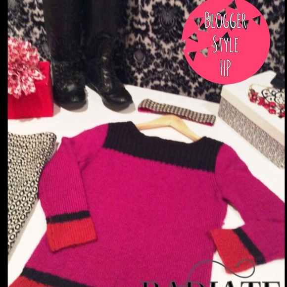 💝think pink💝Blogger  Style HP designer sweater