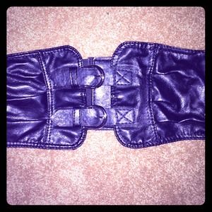 Black high waist belt