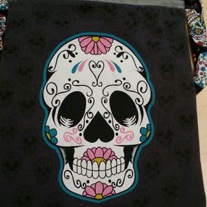 Sugar skull purse
