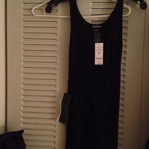 Back cut out shine dress