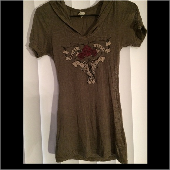 Green Burn Out Tee