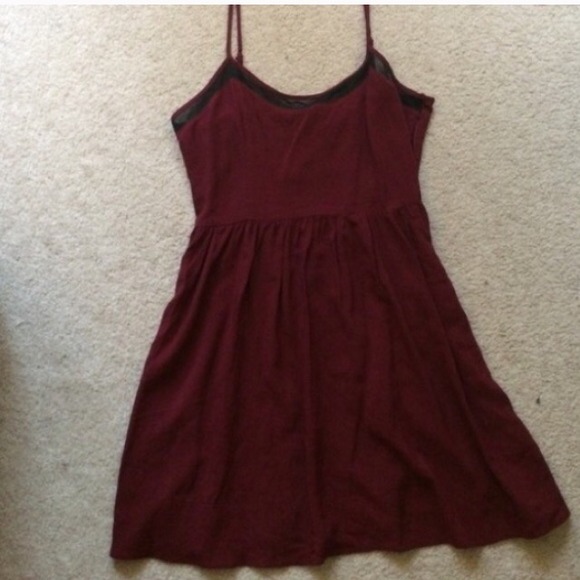 Maroon dress