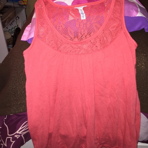 Coral tank top