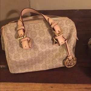 Tan Michael Kors purse
