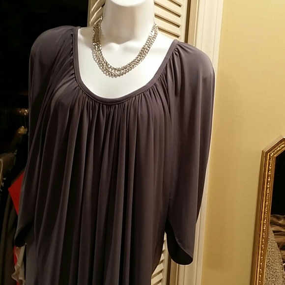 Gray cocktail dress