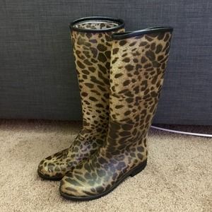 ☔️Däv Leopard Rainboots☔️