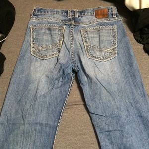 Men's buckle jeans