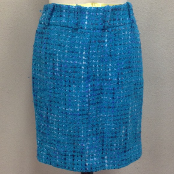 DOLCE & GABBANA Blue Tweed Skirt - Picture 2 of 4