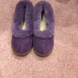 Brand new purple ugg slippers