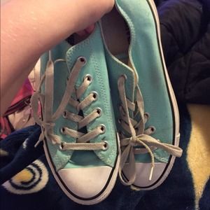 Light blue converse