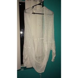 Over sized long knitted cardi