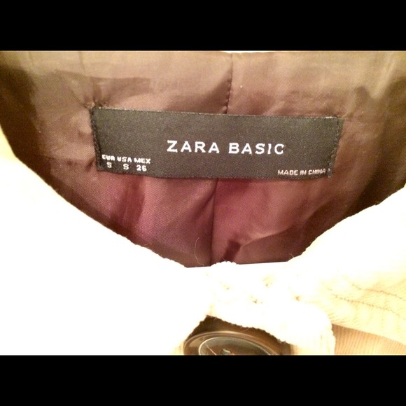 Zara basic coat, size S. - Picture 3 of 4