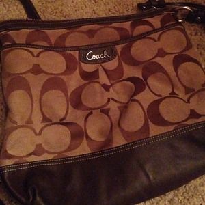 Authentic Brown Coach Shoulder bag