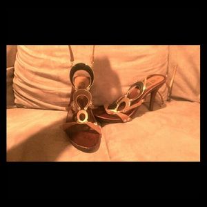 Hot Tomato Unique Strappy Heels