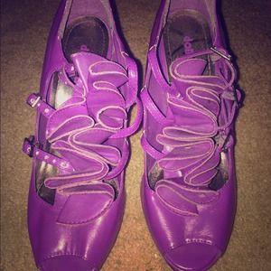 Purple dollhouse high heels.