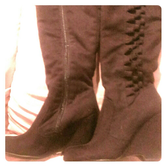 Worthington Black Knee High Boots