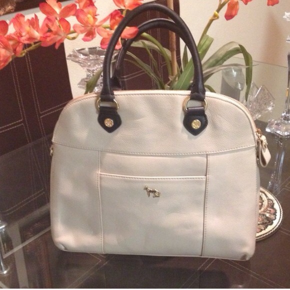 SOLD Emma Fox Leather Ware Hand Bag - Picture 2 of 4