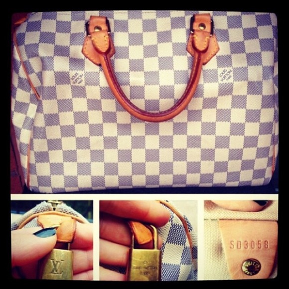 Louis Vuitton speedy 30 Damier Azur