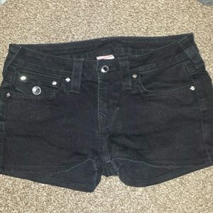 Women's True Religion Shorts - Black