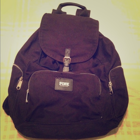 Victoria Secret Pink black backpack