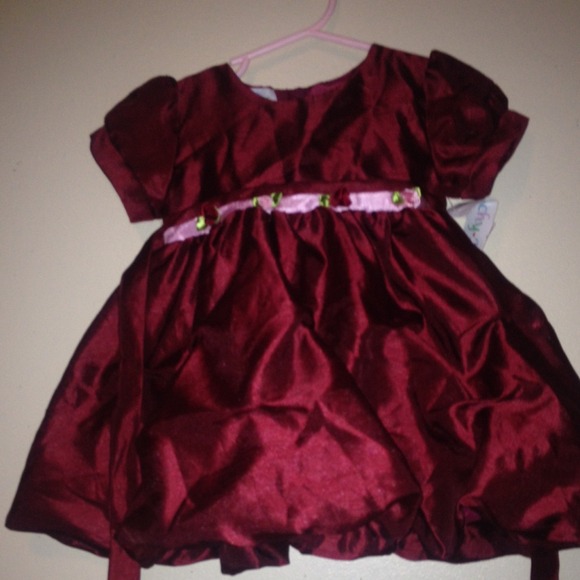 burgundy baby clothes