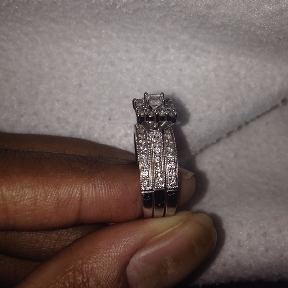 Diamond ring (bridal set) - Picture 3 of 4