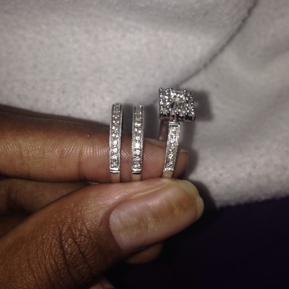 Diamond ring (bridal set) - Picture 4 of 4