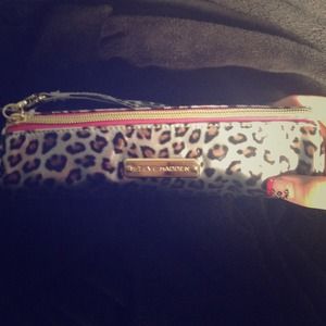 Steve Madden cheetah make up bag.