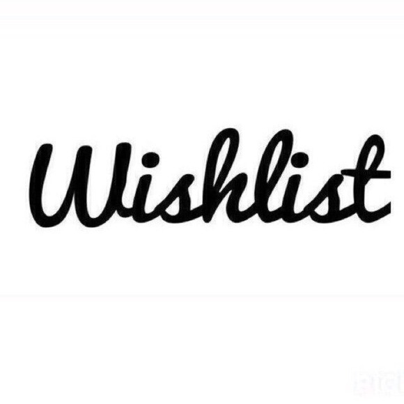 My wishlist❤️