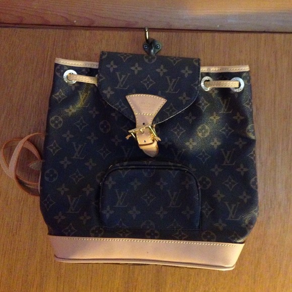 Louis Vuitton inspired backpack