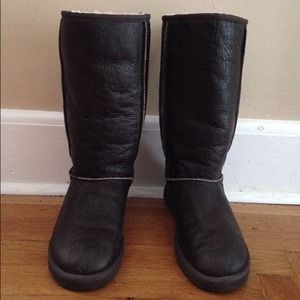 UGG Classic Tall Chocolate Bomber Boot size 8
