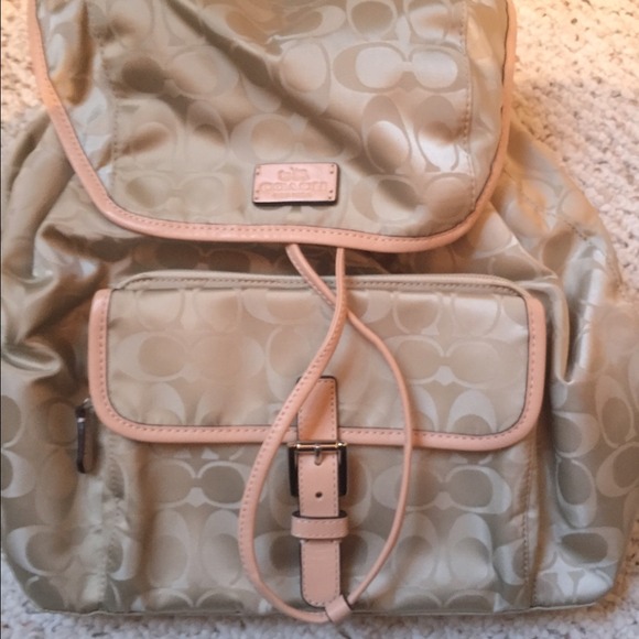 Authentic coach backpack