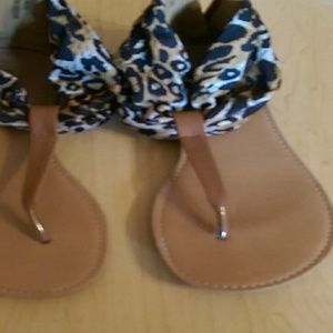 Leopard Print Sandles