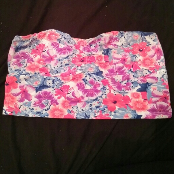 PINK Victoria's Secret Floral Bandeau