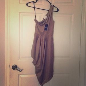 One shoulder dress