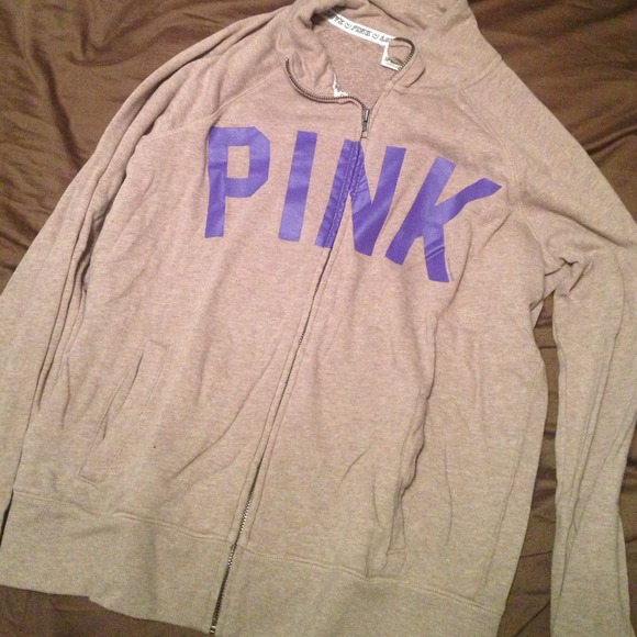 Victoria Secret Crew Neck zip up - Picture 1 of 3