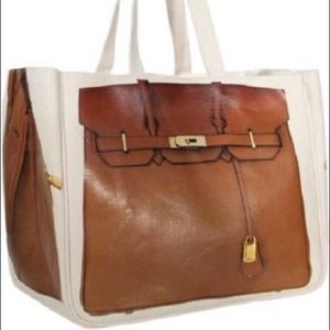 THURS Fri's Printed Tote of Herme's BIRKIN Bag