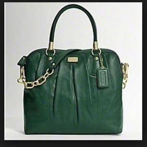 ✨🚫SOLD✨🚫Kristin Coach pleated leather bag