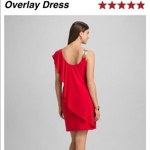 Red one-shoulder dress - never worn!