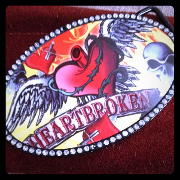 HEARTBROKEN BELT BUCKLE!!!