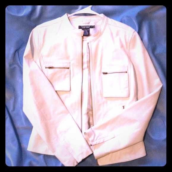 White Leather Jacket - Picture 1 of 1