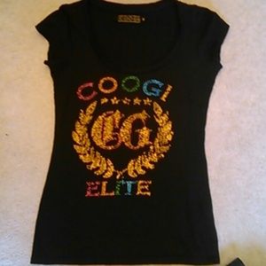 Coogi outfit black jean black shirt