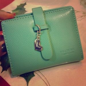 Gorgeous real green wallet