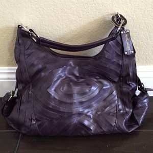 Marc Jacobs Large Dark Purple Shoulder Bag