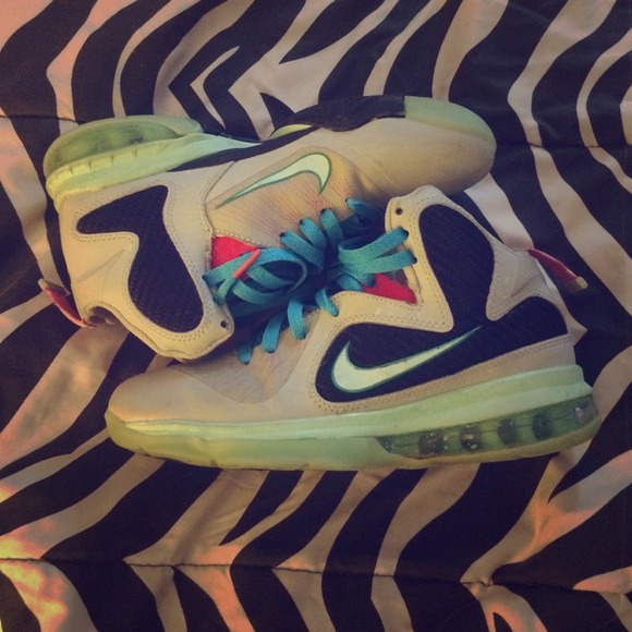 Lebron's sneakers / south beach.