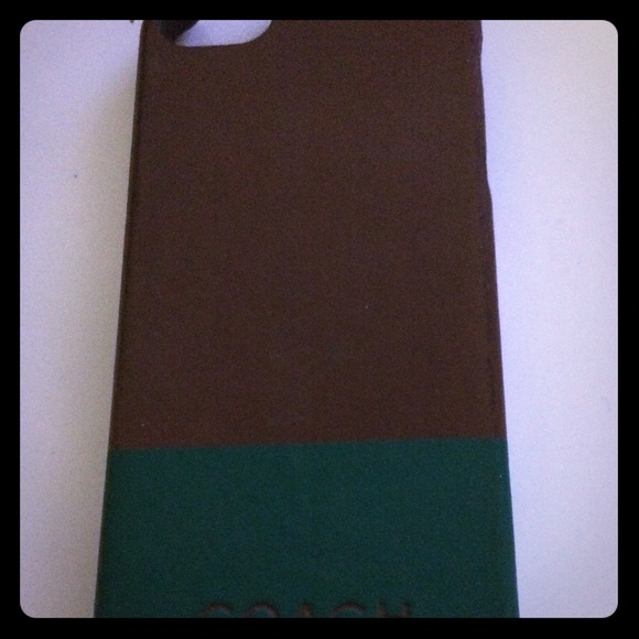 Leather Coach iPhone 5s case.