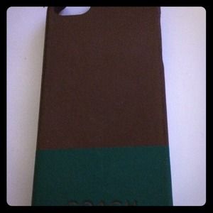 Leather Coach iPhone 5s case.