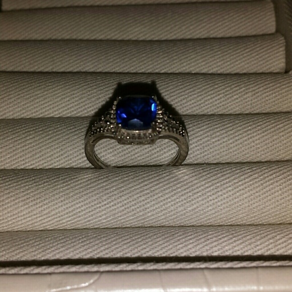 Sapphire ring and necklace