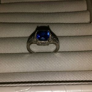 Sapphire ring and necklace