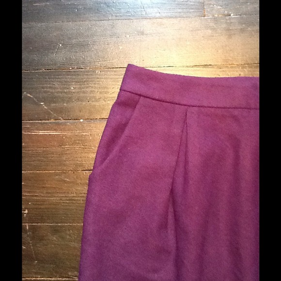 Simply Vera Wang purple wool skirt - Picture 2 of 3